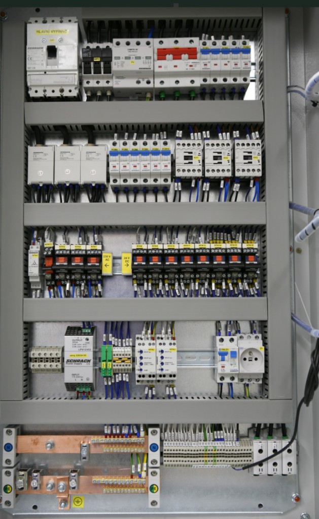 Rozvaděč – návrh, montáž a zapojení
